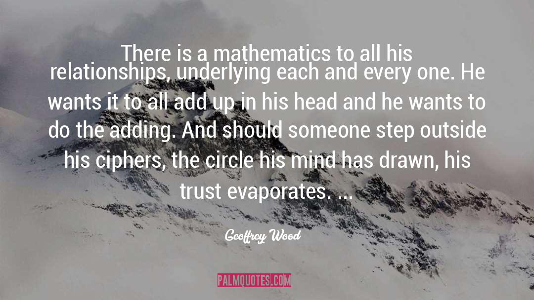 Geoffrey Wood Quotes: There is a mathematics to