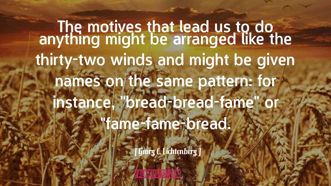 Georg C. Lichtenberg Quotes: The motives that lead us