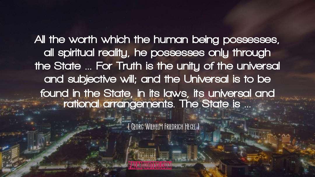 Georg Wilhelm Friedrich Hegel Quotes: All the worth which the