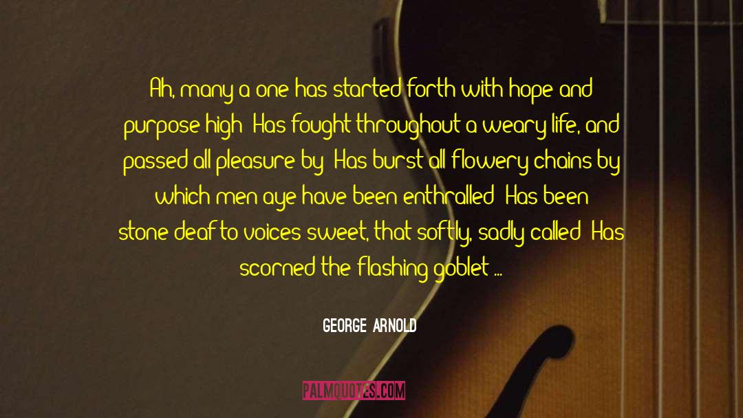 George Arnold Quotes: Ah, many a one has