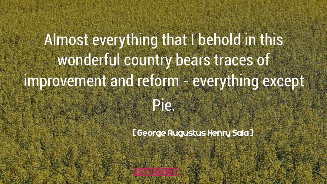 George Augustus Henry Sala Quotes: Almost everything that I behold