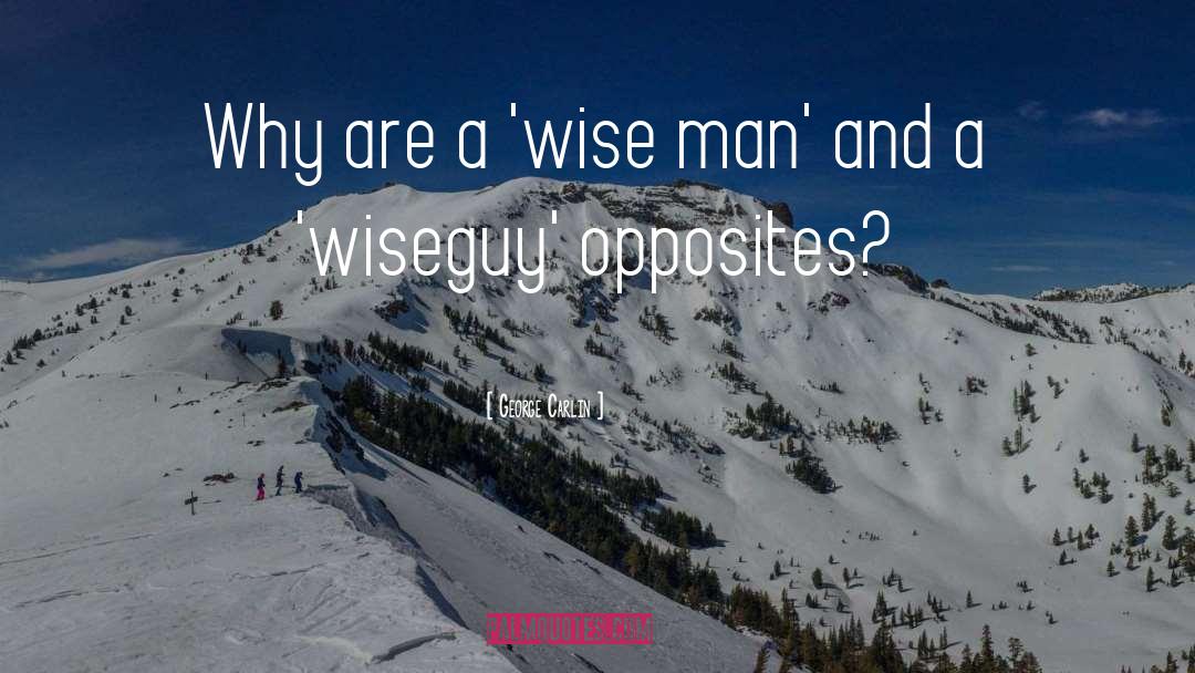 George Carlin Quotes: Why are a 'wise man'