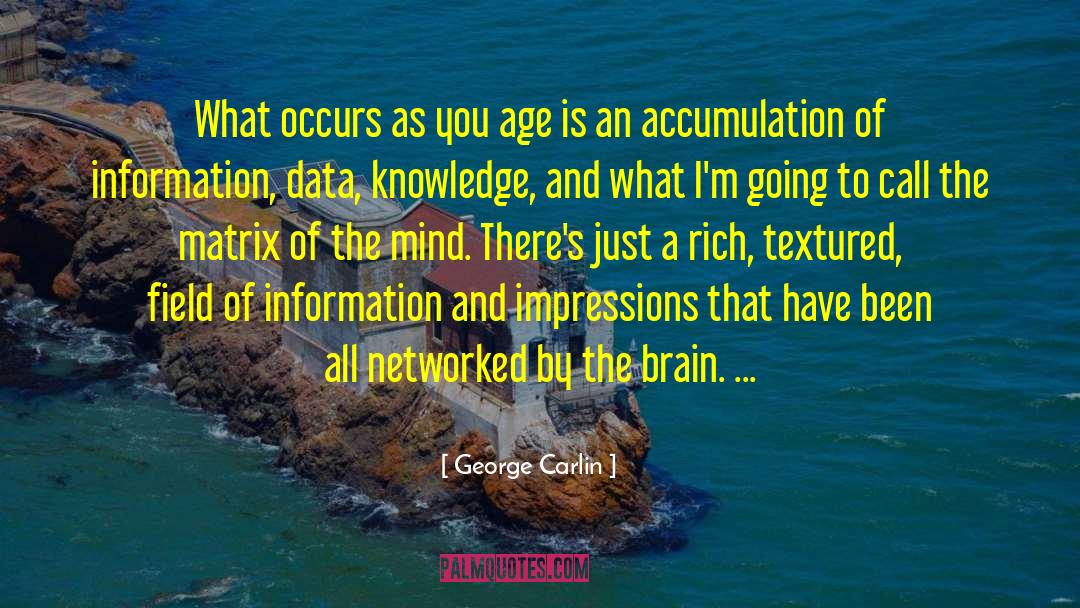 George Carlin Quotes: What occurs as you age