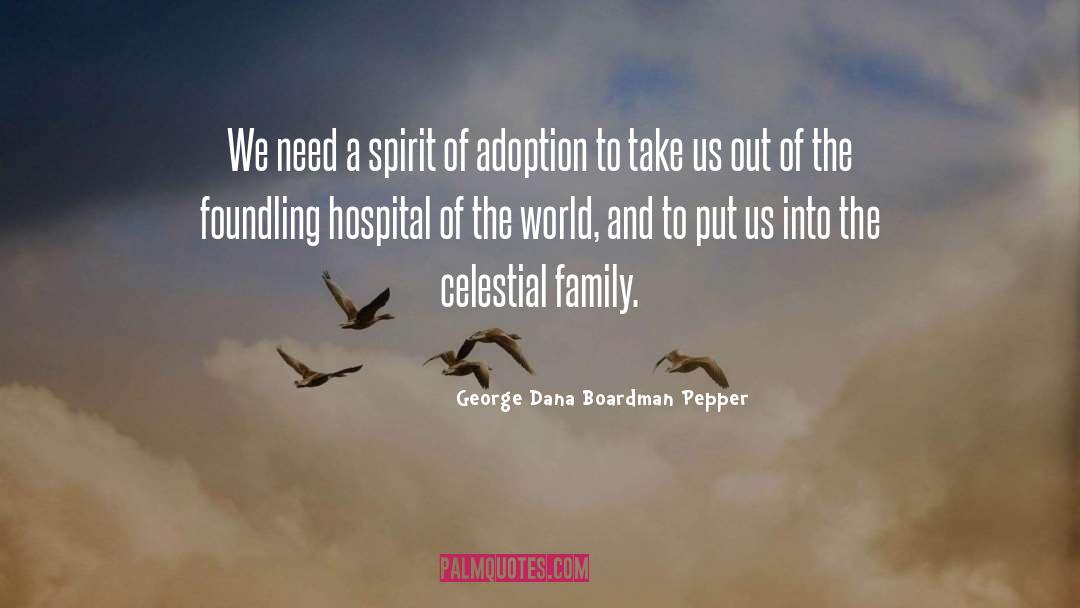 George Dana Boardman Pepper Quotes: We need a spirit of