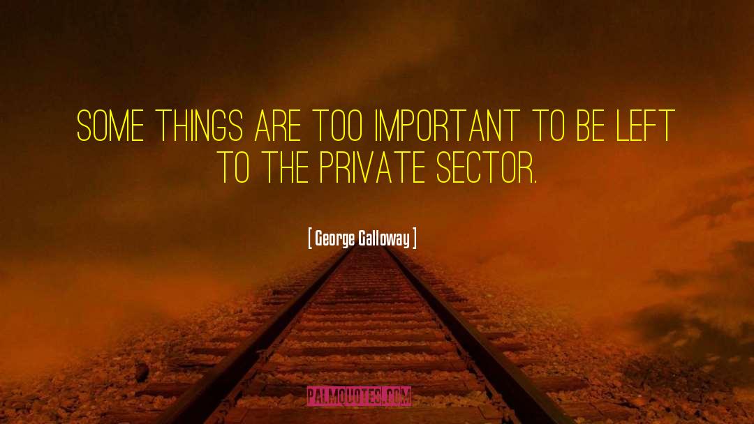 George Galloway Quotes: Some things are too important