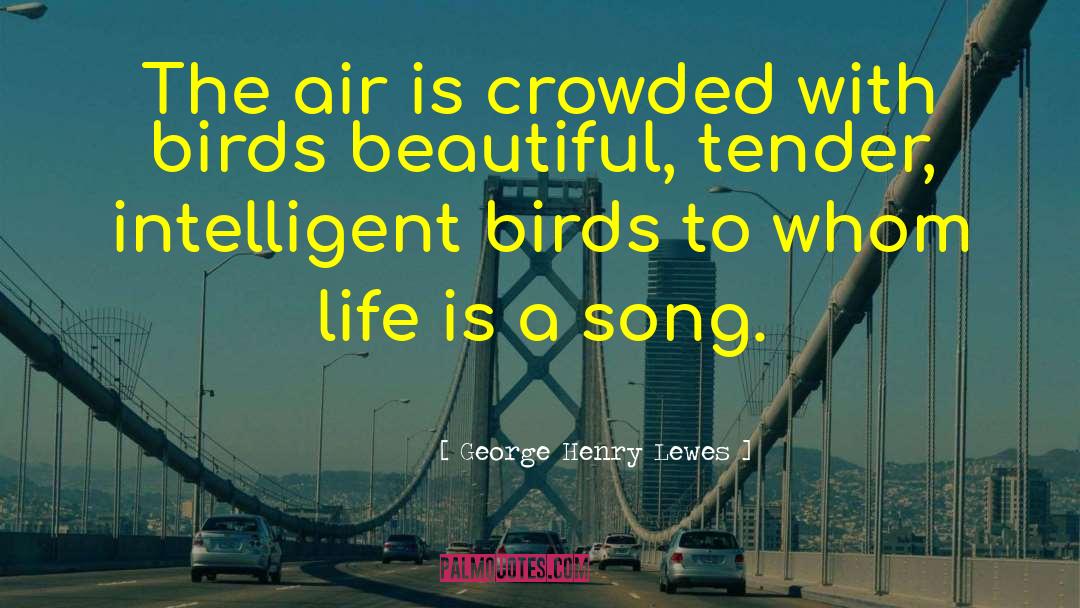 George Henry Lewes Quotes: The air is crowded with