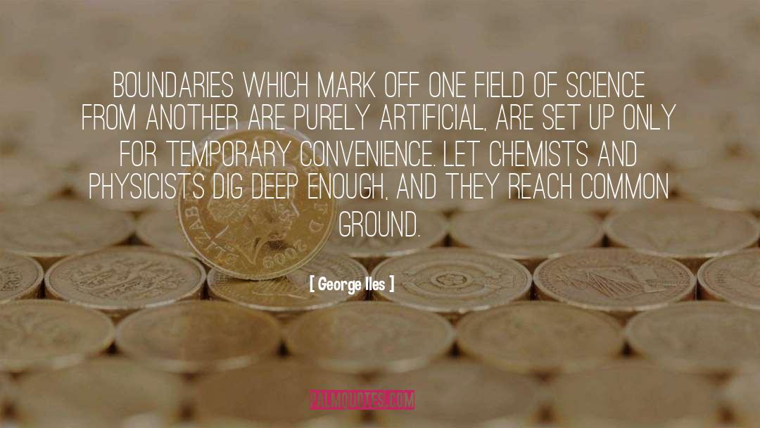 George Iles Quotes: Boundaries which mark off one