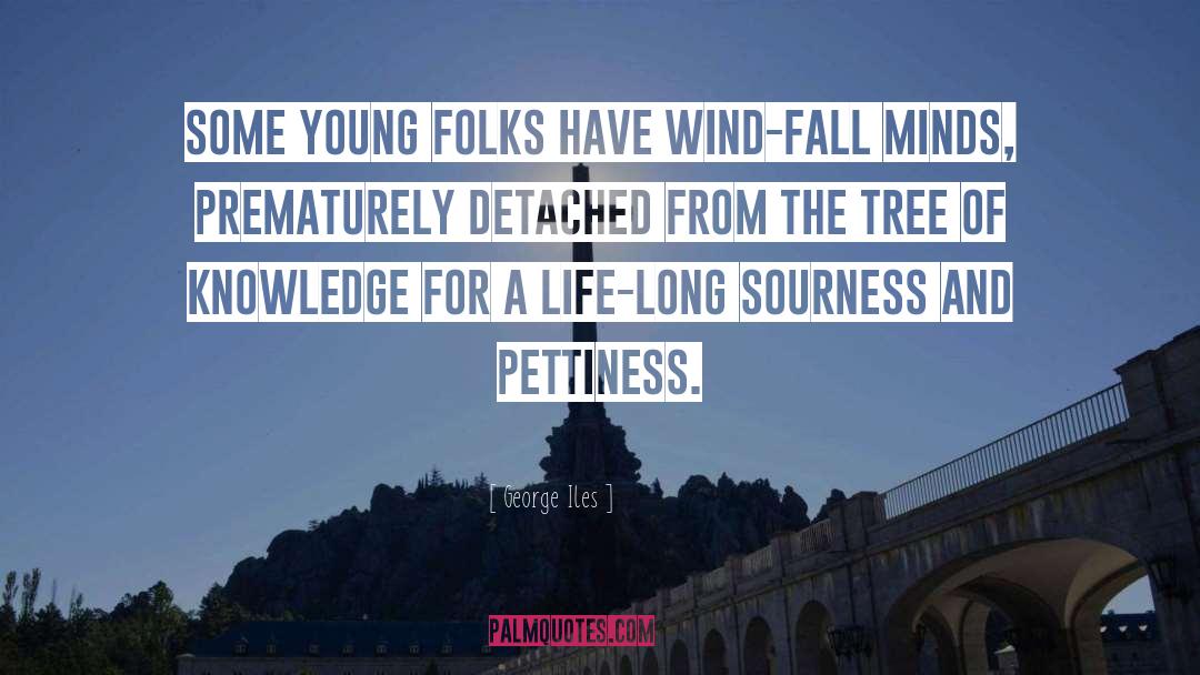 George Iles Quotes: Some young folks have wind-fall