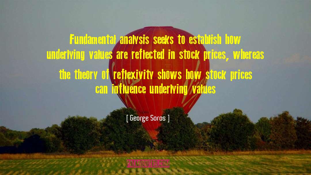 George Soros Quotes: Fundamental analysis seeks to establish