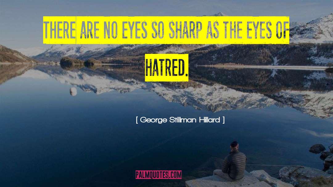 George Stillman Hillard Quotes: There are no eyes so