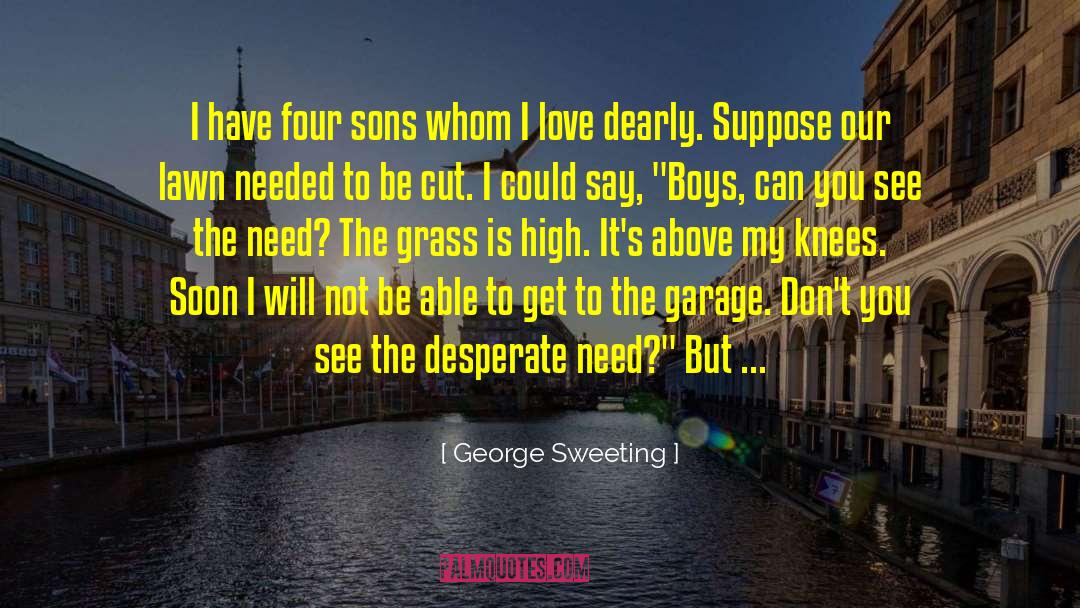 George Sweeting Quotes: I have four sons whom