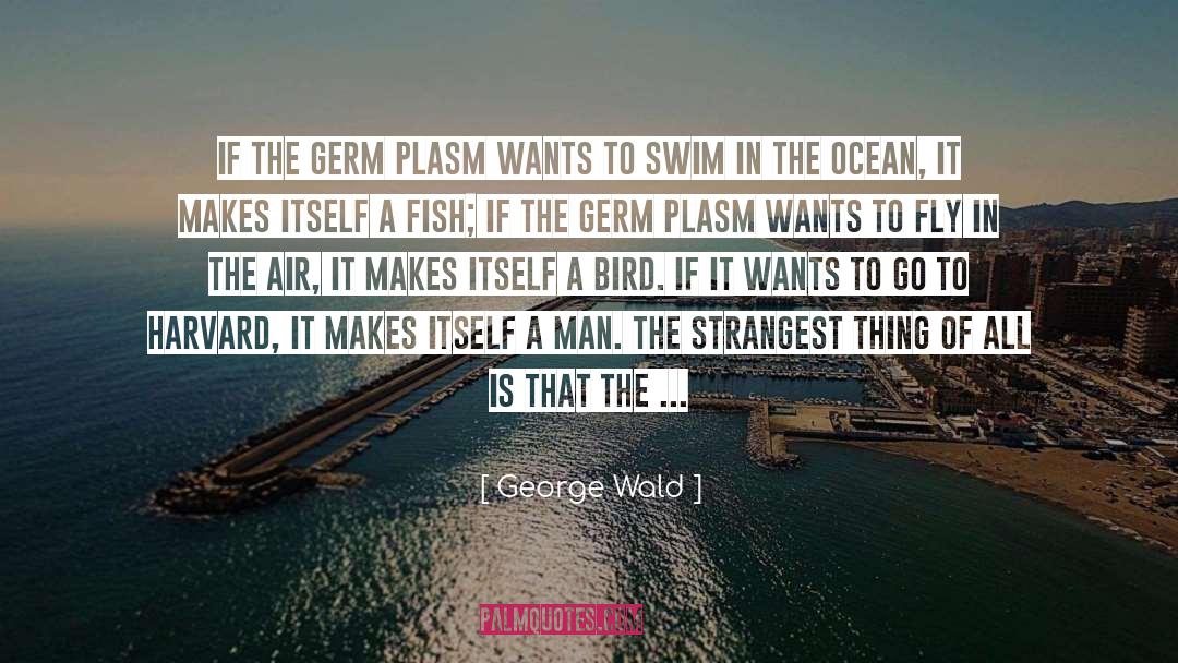 George Wald Quotes: If the germ plasm wants