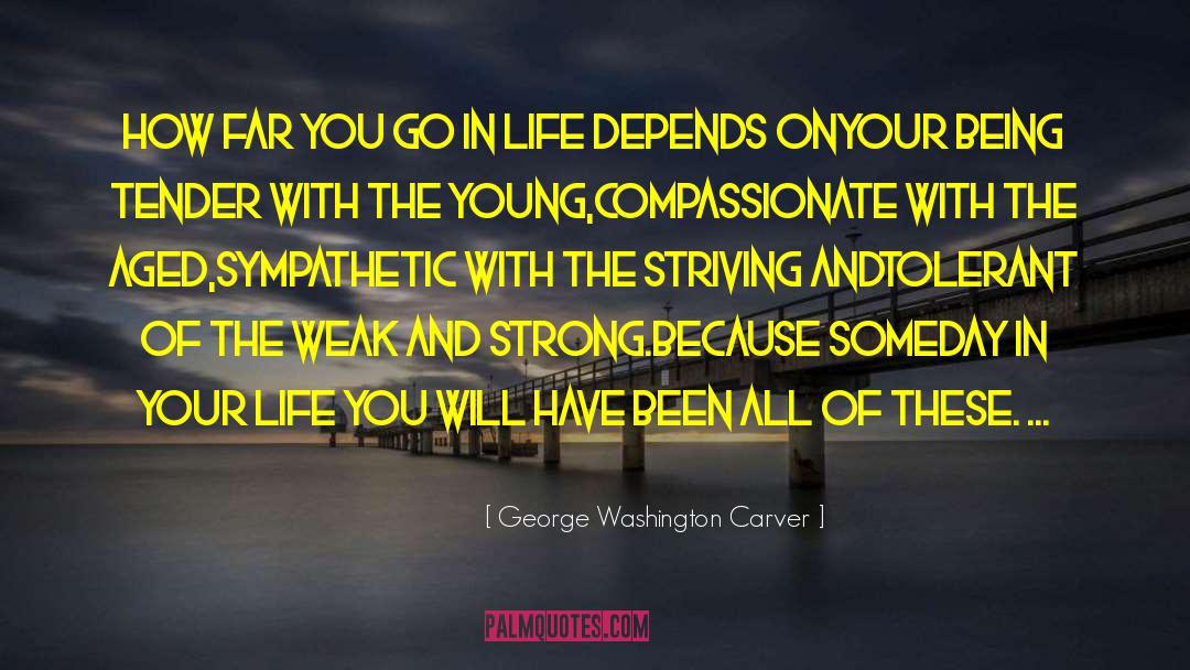 George Washington Carver Quotes: How far you go in