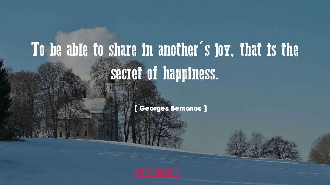 Georges Bernanos Quotes: To be able to share