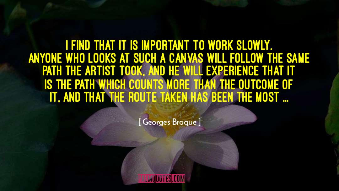 Georges Braque Quotes: I find that it is