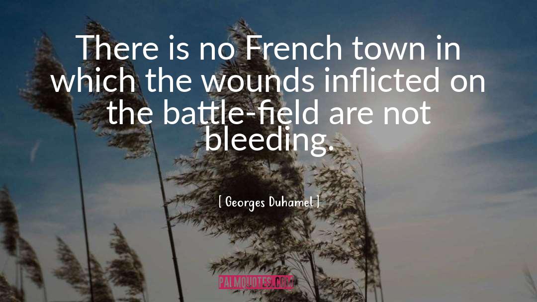 Georges Duhamel Quotes: There is no French town