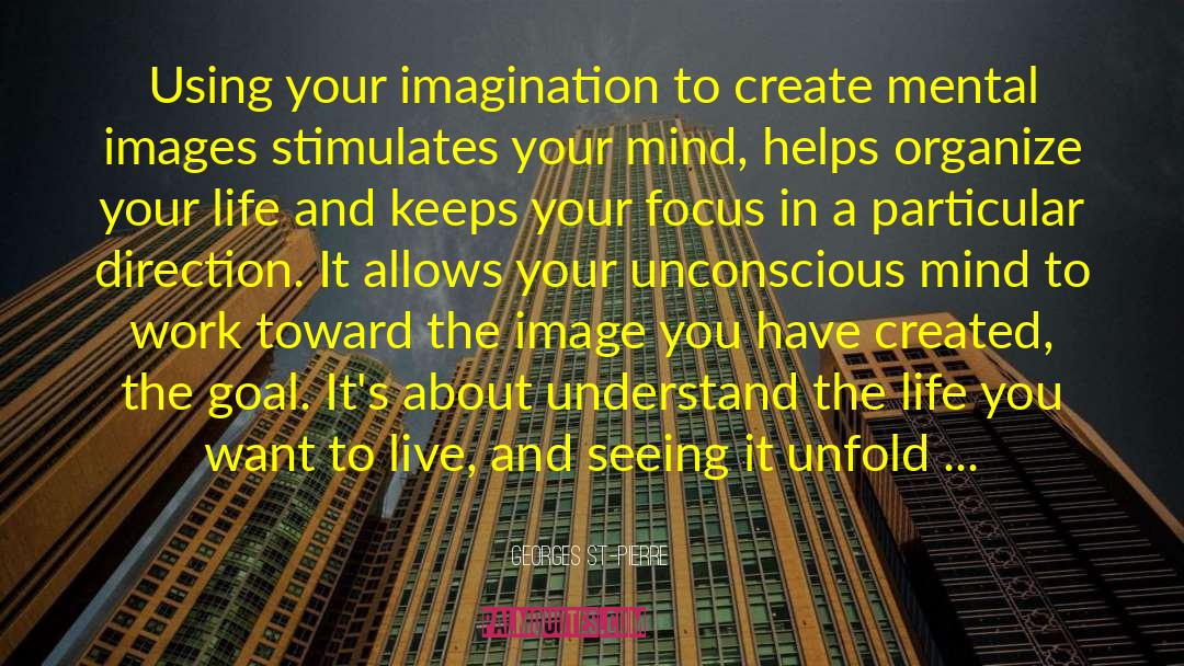 Georges St-Pierre Quotes: Using your imagination to create