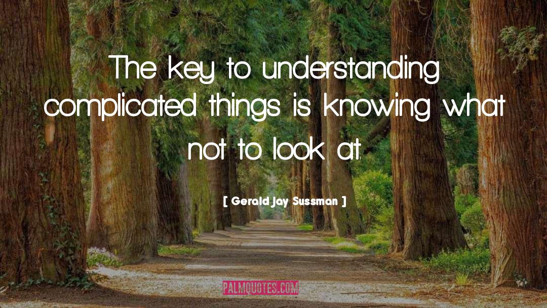 Gerald Jay Sussman Quotes: The key to understanding complicated