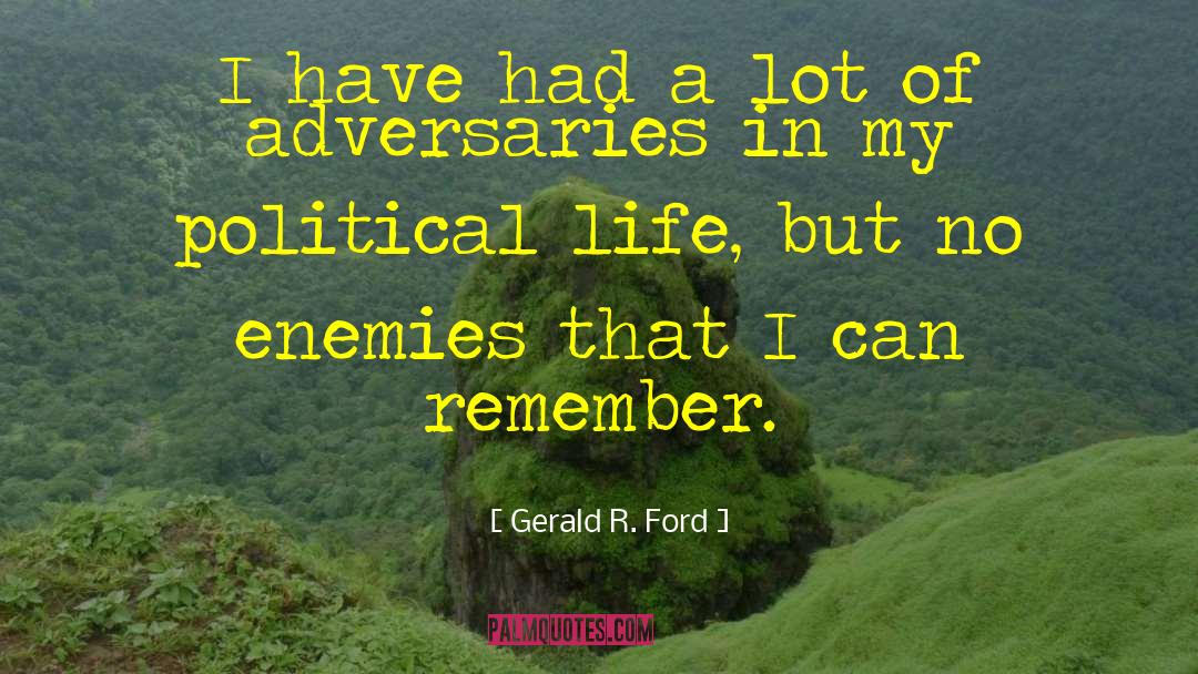 Gerald R. Ford Quotes: I have had a lot