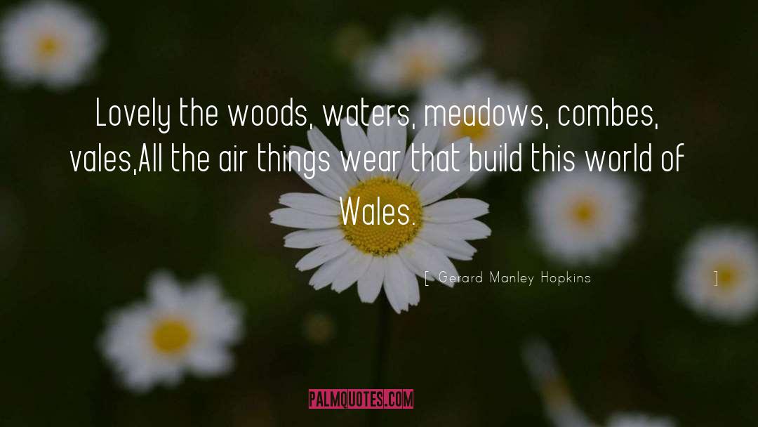 Gerard Manley Hopkins Quotes: Lovely the woods, waters, meadows,