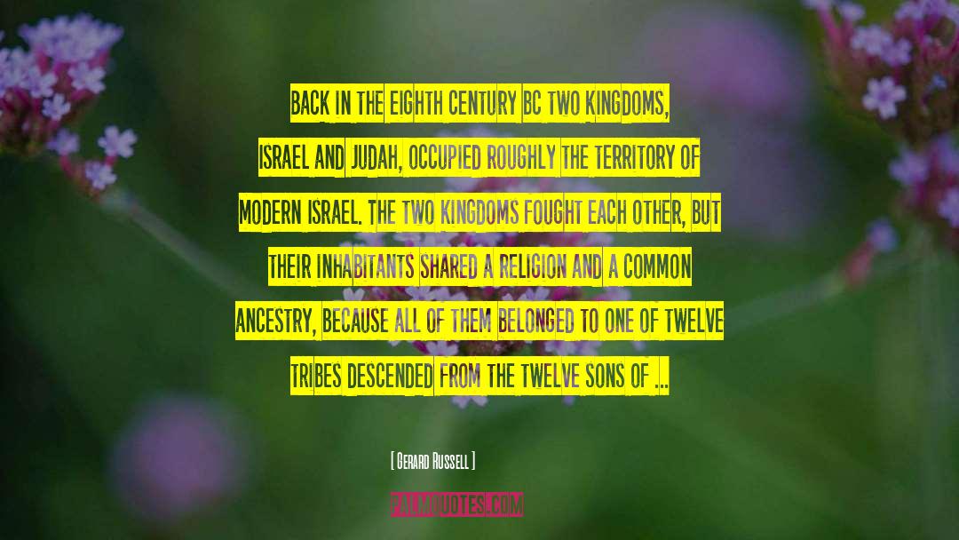 Gerard Russell Quotes: Back in the eighth century