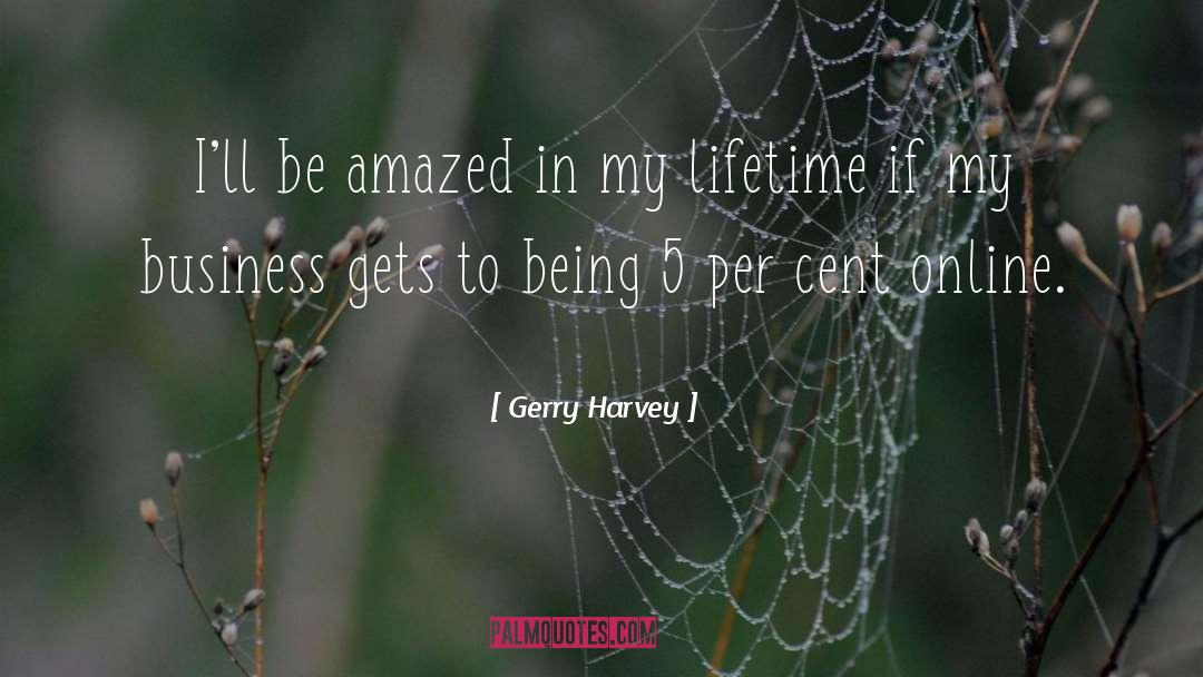 Gerry Harvey Quotes: I'll be amazed in my
