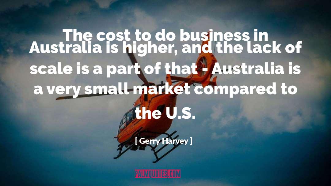 Gerry Harvey Quotes: The cost to do business