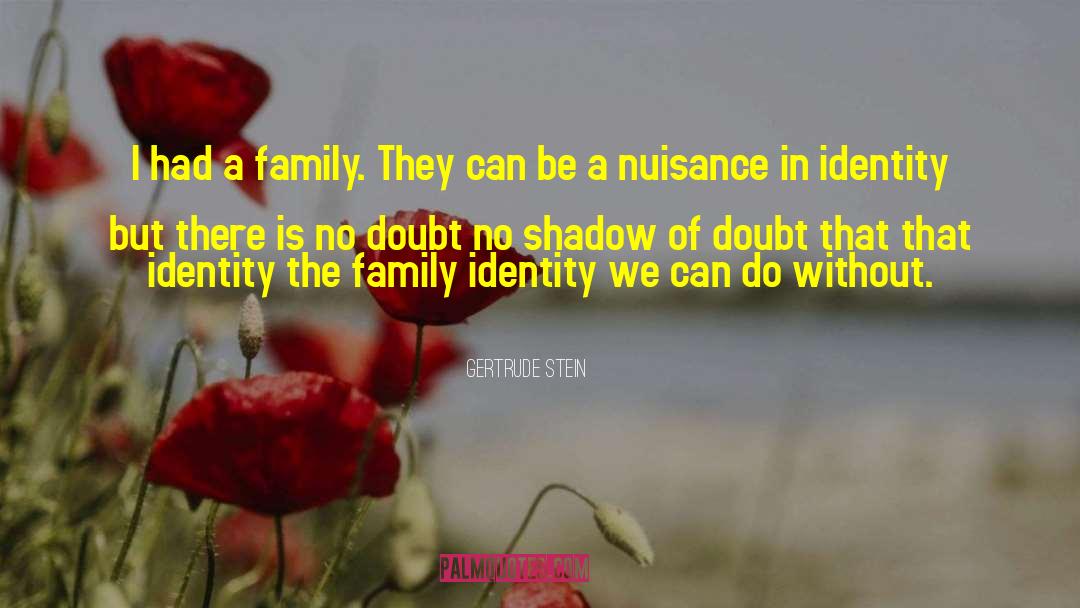 Gertrude Stein Quotes: I had a family. They