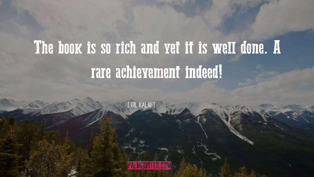 Gil Kalai Quotes: The book is so rich