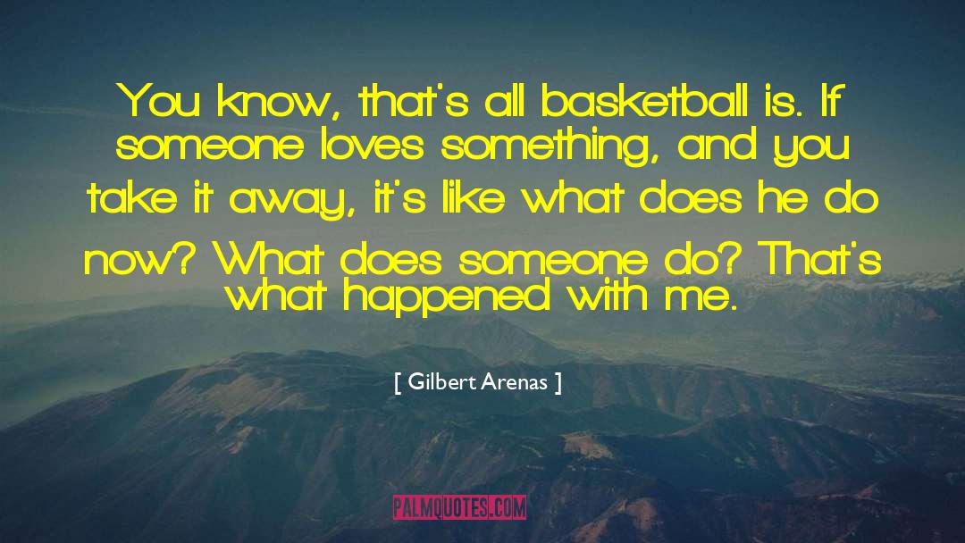 Gilbert Arenas Quotes: You know, that's all basketball