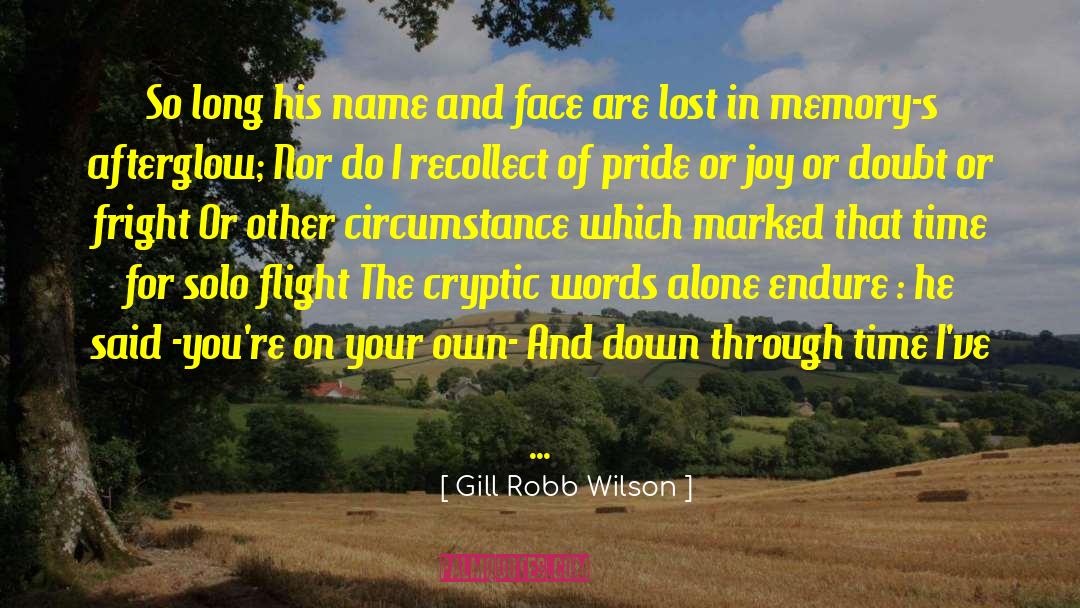Gill Robb Wilson Quotes: So long his name and