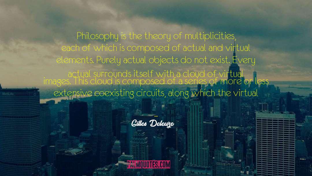 Gilles Deleuze Quotes: Philosophy is the theory of
