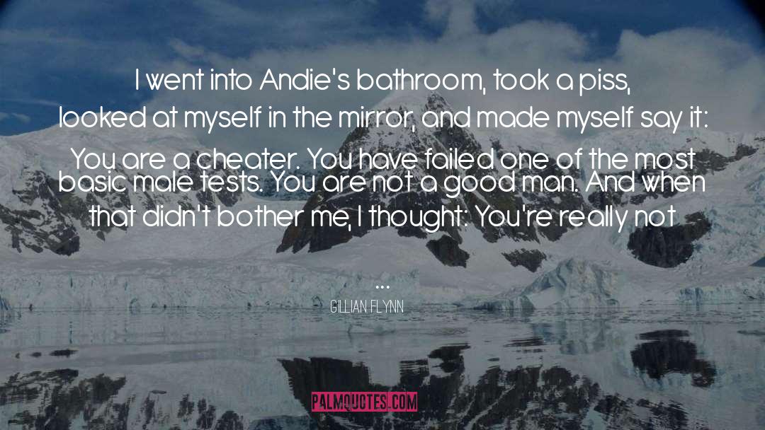 Gillian Flynn Quotes: I went into Andie's bathroom,