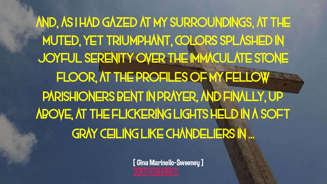 Gina Marinello-Sweeney Quotes: And, as I had gazed