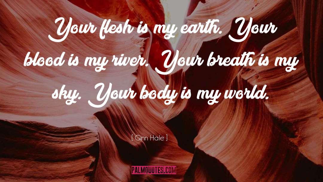 Ginn Hale Quotes: Your flesh is my earth.