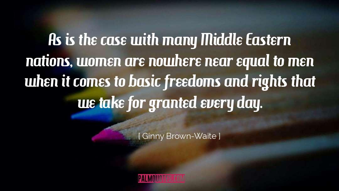 Ginny Brown-Waite Quotes: As is the case with
