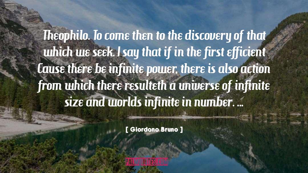 Giordano Bruno Quotes: Theophilo. To come then to