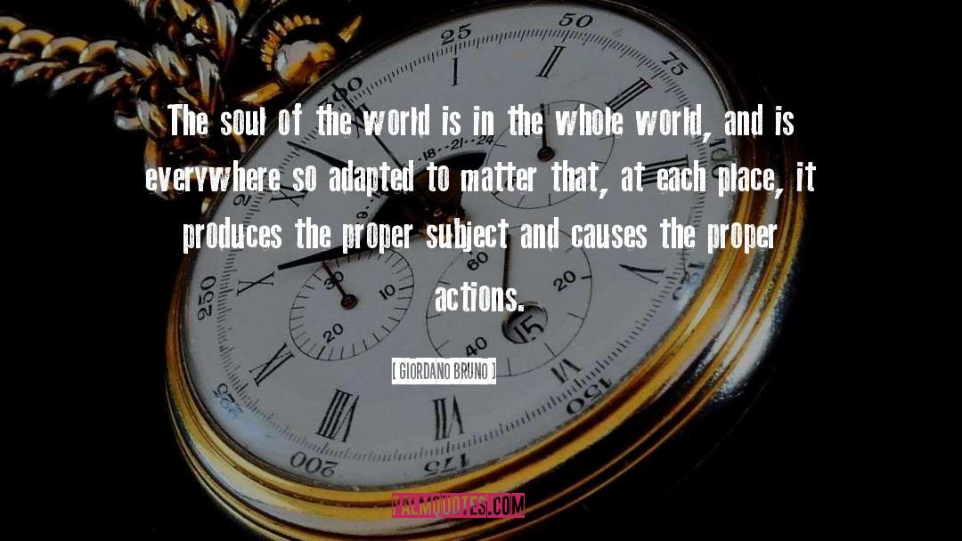 Giordano Bruno Quotes: The soul of the world