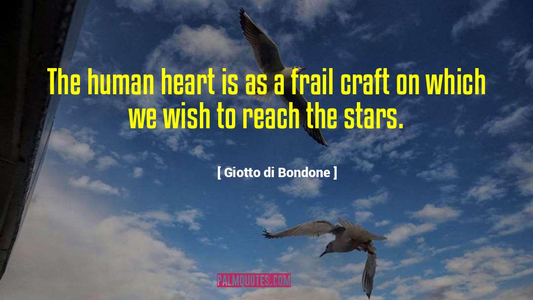 Giotto Di Bondone Quotes: The human heart is as