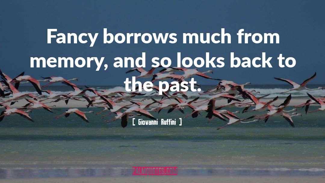 Giovanni Ruffini Quotes: Fancy borrows much from memory,