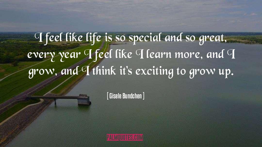 Gisele Bundchen Quotes: I feel like life is