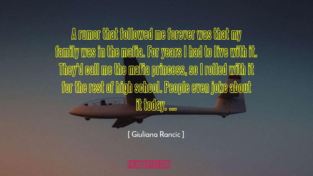 Giuliana Rancic Quotes: A rumor that followed me