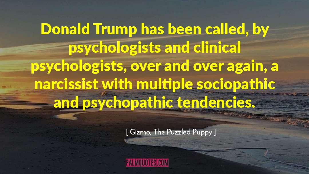 Gizmo, The Puzzled Puppy Quotes: Donald Trump has been called,