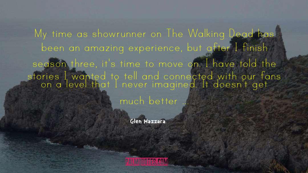Glen Mazzara Quotes: My time as showrunner on