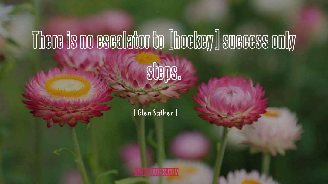 Glen Sather Quotes: There is no escalator to