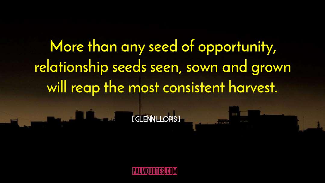 Glenn Llopis Quotes: More than any seed of