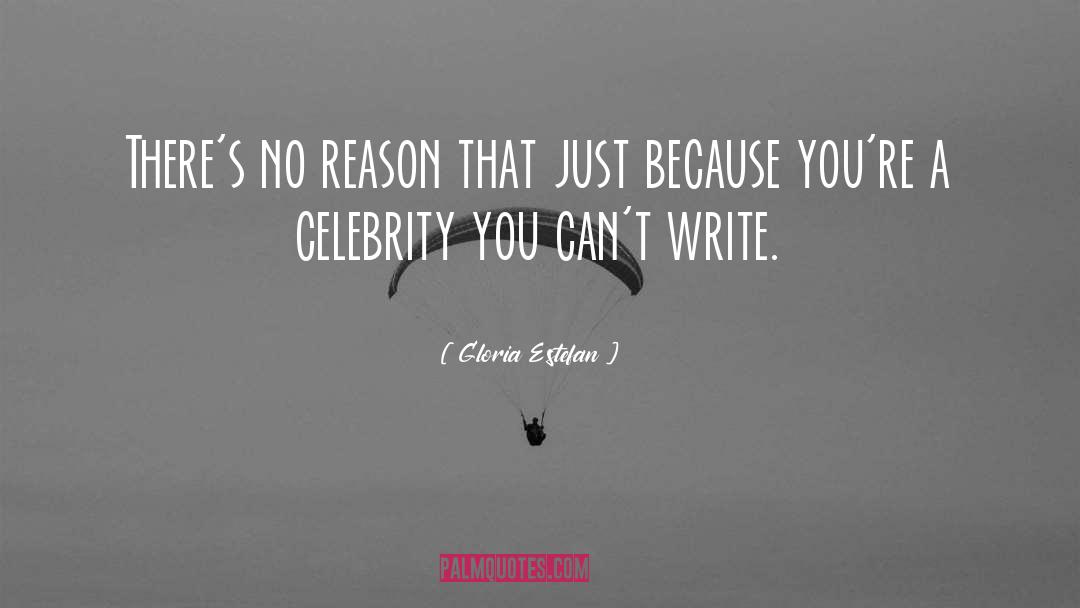 Gloria Estefan Quotes: There's no reason that just