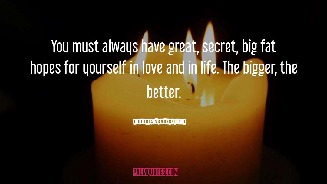 Gloria Vanderbilt Quotes: You must always have great,