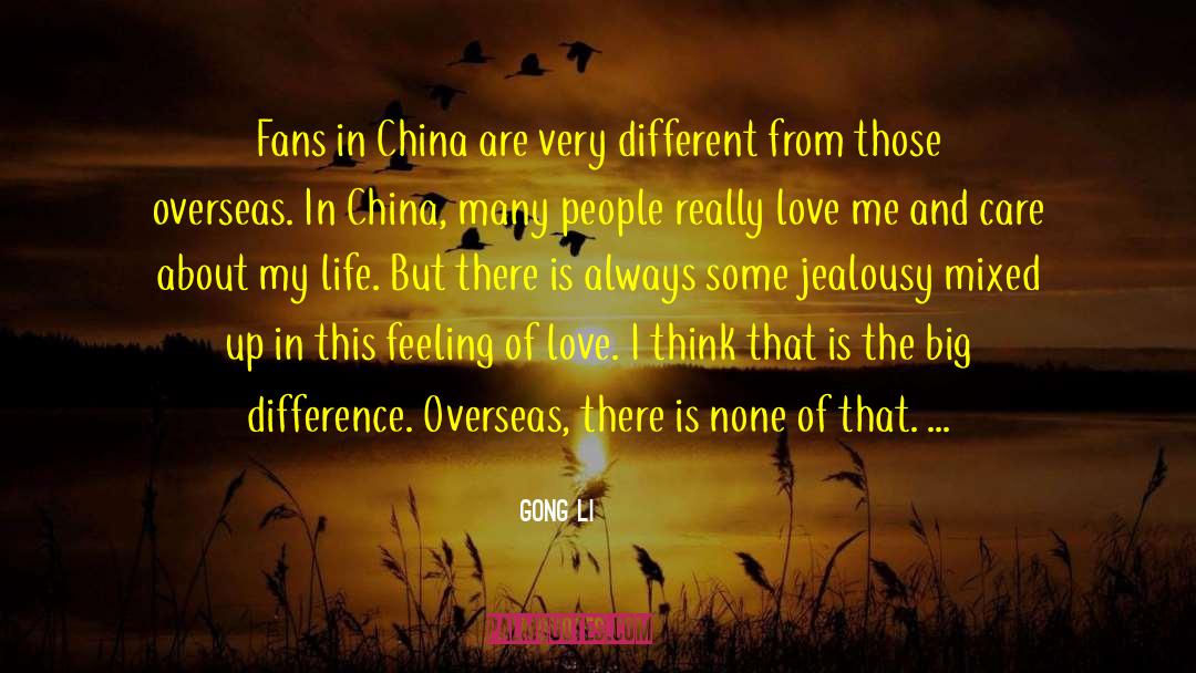 Gong Li Quotes: Fans in China are very