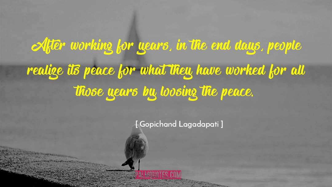 Gopichand Lagadapati Quotes: After working for years, in